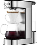 Drip Coffee Maker With Glass Carafe And Reusable Filter Compact Coffee Brewer That Keeps Coffee Warm Smart Temperature Control