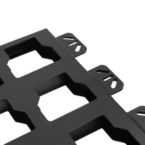 High Grade Stainless Steel Mending Plate And Toolbox Bracket 2 Pack designed for mad holding power, detailing robust bracket features.