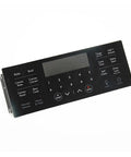 Oven Range Control Overlay Genuine OEM Part 316655001 Black for stoves and ovens, panel with touch buttons