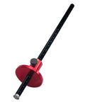Hella Precise Wheel Marking Gauge With Easy Adjustment Knob for woodworking, aluminum and black design with dual scales.