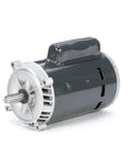 Straight-Shooting Heavy-Duty Oil Burner Motor, 3/4 HP, 3600 RPM, 56C Frame, Flange Mount, Single Phase, 115-230 VAC, Capacitor Start, ODP Housing, Ball Bearing American Workhorse side view showcasing the motor design.