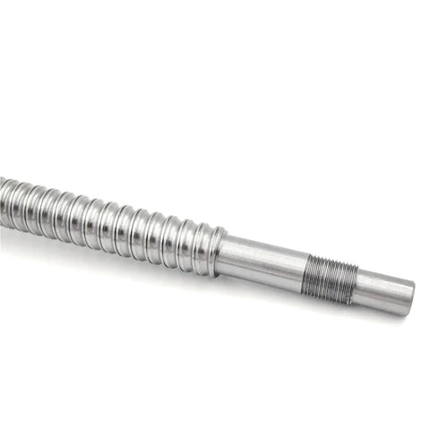 Beefy Flanged 1204 Ball Screw With Single Nut BK And BF10 For CNC Machining Crisp Smooth Low Friction Linear Motion Steel