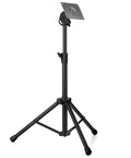 Electronic Mounting Stand With Plate For Drum Pads And Percussion Modules, Portable Controller Stand, black steel frame