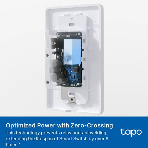 Internal view of Smart Light Switch With Matter Compatibility, 3 Way 4 Way And Single Pole Lighting Control, Plug And Play Ready