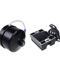 Premium Black 17 Amp 12 Volt Alternator Generator Conversion Kit For Harley Davidson G XL FL W Vintage Bikes, includes voltage regulator.