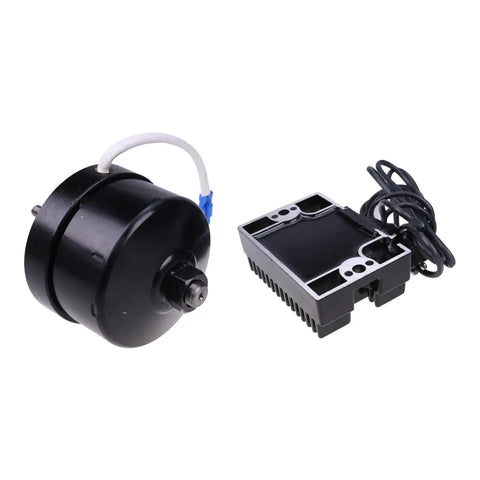 Premium Black 17 Amp 12 Volt Alternator Generator Conversion Kit For Harley Davidson G XL FL W Vintage Bikes, includes voltage regulator.