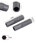 Eight Pack Precision Bit Adapters Set For Micro Bits To One Quarter Inch Hex Converter Six Point Three Five Millimeter To Four Millimeter