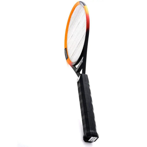 Front view of 55cm Long Fly Killer Mosquito Zapper Racket For Indoor Outdoor Use Large Electric Bug Swatter Wasp Zapper One Swing Zap Power