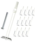 Heavy Duty Drywall Anchor Bolts Kit Tough As Nails Quarter Inch By Twenty Threads Holds Up To 270 Lbs Each In Half Inch Drywall