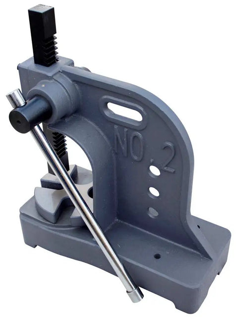 Professional Two Ton Arbor Press Built Freakin Solid With A Heavy Cast Iron Base And Precision Machined Steel Anvil close-up view