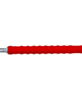 QLT Pull Tie Wire Twister for concrete and rebar tying, 12-inch length, with red rubber grip handle.