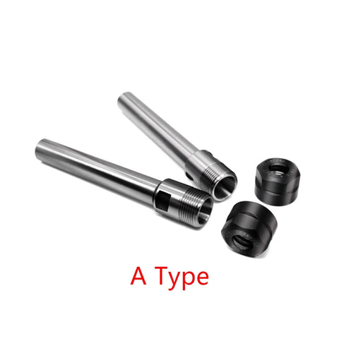 Smooth Running Milling Extension Rod With Straight Shank For CNC Tools showing steel extension rods and components for precise metalworking.