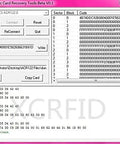 Software interface for ACR122u A9 Dope Reader Writer For Rewritable UID Changeable Cards Zero Block Sector Copier Duplicate