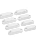 Magnetic Baggage Door Catch Kit For RVs And Trailers, Easy Install, Enhanced Security, 4 Pairs, white ABS shell, top view