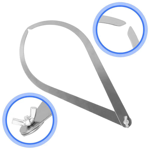 Straight Up Stainless Steel Pottery Caliper Kit For Drop Dead Accurate Clay Wall Thickness And Opening Diameter Readings Ideal For Potter Wheel Throwing Sculpting Glazing