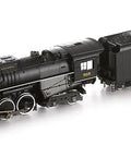 2-8-4 Berkshire Steam Locomotive and Tender with DCC Sound Value Equipped Nickel Plate Road 765 Railfan Version HO Scale
