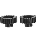 Two Pack Hard Steel Pinion Gears 27T 32P 0.8M 5mm Shaft CNC Machined Upgrade For UDR RC Car 5647 Replacement Parts