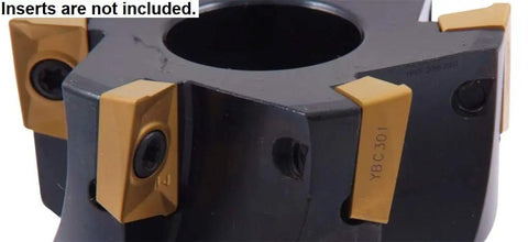 Heavy Duty 2 Inch Indexable Face Mill With 3/4 Bore And 90 Degree Milling Design For Apkt 160408 Inserts Delivers Kickass Cuts And No BS Stock Removal Perfect For Diy Tinkers Or Daily Industrial Workshop Tasks