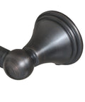 Close-up of Oil Rubbed Bronze Toilet Paper Spring Holder With Modern Style, wall mount detail, showing brushed finish and elegant design.
