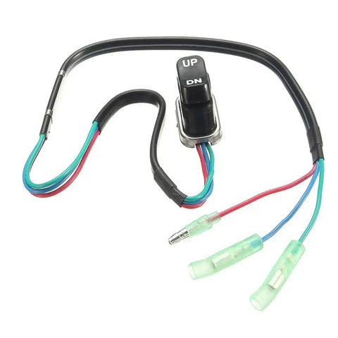 Power Trim And Tilt Switch For Johnson Evinrude Outboard Motors Direct Replacement For OEM 703 82563 01 00 And 703 82563 02 00 Black Plastic Switch