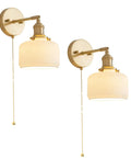 Total Game Changer Modern Wall Sconce Lights For Indoor Spaces Sleek French Copper Finish Delivers Soft Up Down Glow Pack Of Two