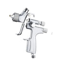 Mini Pneumatic Paint Sprayer Featuring 1.0 Mm Brass Flow Cap And Corrosion Resistant Needle For Straightforward Auto Detailing And Slick Finish Airbrush Jobs Built Tough For Top Shelf Durability with silver finish, ergonomic grip.