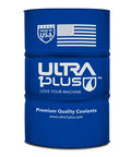 Gold Iat Antifreeze Coolant 50 50 Pre Mixed Yellow Bulk 55 Gallon Drum on a blue barrel with logo and information.