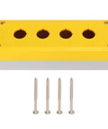 Push Button Control Station Box Four-Gang Industrial Grade ABS Plastic Enclosure with mounting screws, IP65 rated for harsh environments