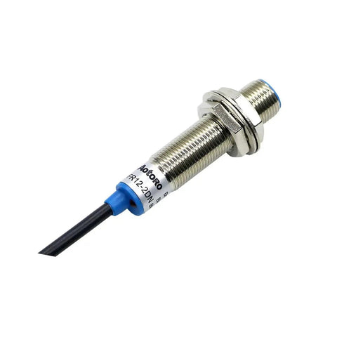 Motion Sensor Inductive Metal Proximity Switch FR12-2DN2 M12 Industrial Sensor That Detects Metal Like A Pro With Fast Response And High Reliability Easy Mounting Built For Automation Systems And Robotic Lines. M12 threaded metal sensor with cable