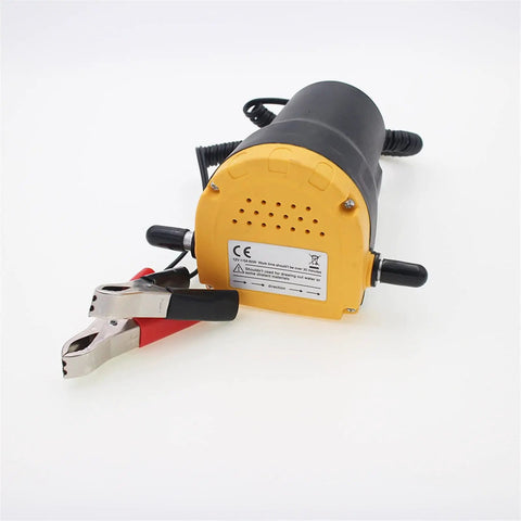 Rear view of Workhorse Diaphragm Oil Pump For Cars Boats And Motorbikes 12V 24V with clamps