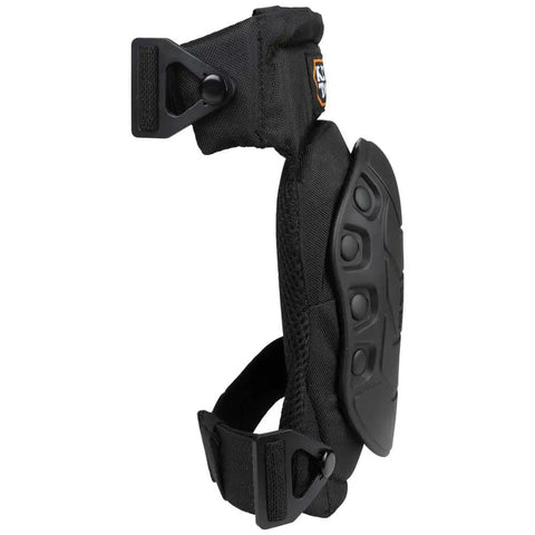 Side view of All Day Comfort Hinged Gel Knee Pads With Slip Resistant Rubber Caps, Quick Release Clips And Adjustable Straps