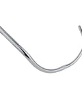 Heavy Duty Steel Retro Cruiser Handlebar With Chrome Plated Finish Classic Curved Design 1 Inch Center Clamp Durable Chrome Bar