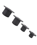 Compact Low Profile Impact Socket Adapters With Magnetic Inserts For Tight Spaces And Hard To Reach Bolts Crv Steel Drive Reducers 4 Piece Set, black CRV steel adapters