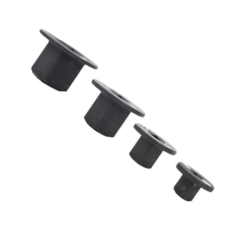 Compact Low Profile Impact Socket Adapters With Magnetic Inserts For Tight Spaces And Hard To Reach Bolts Crv Steel Drive Reducers 4 Piece Set, black CRV steel adapters
