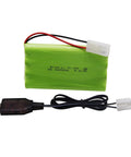 9.6V 2000mAh NiMH 8 Cell AA Battery Pack With Standard Tamiya Connector For RC Cars Trucks Tanks And Other RC Rigs USB Charging Cable Included High Capacity For Longer Runtime And Better Power green battery