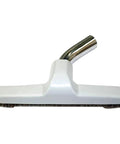 Upgraded Vacuum Floor Brush With 1.25 Inch Inner Diameter For Most Vacuums, 10 Inch Wide, Horse Hair Bristles, White Metal Finish