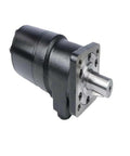 Heavy Duty Hydraulic Motor Replacement For H Series Equipment Part Number 101-1016-009, black motor with metal shaft and flanged design.