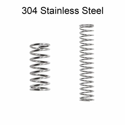 Grab This Killer SENRISE Compression Spring Kit With 300 Durable Stainless Steel Coils And 23 Sizes For All Your Mechanical Fixes, Switches, Reset Parts And Tool Builds Without Breaking The Bank Or Losing Mind. 304 stainless steel compression springs, two sizes shown