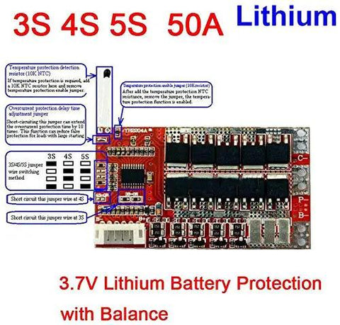 Premium 5S BMS Board For 18650 Lithium Cells Running Butter Smooth With 50A Balanced Charging Rock Solid Short Circuit Guard Wire Harness Included No Mess Setup Get Your Build Rolling Tonight