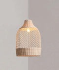 Natural Rattan Pendant Light Handwoven Wicker Ceiling Lamp For Dining Room And Kitchen Ge Style Rattan Hanging Light