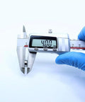 Digital caliper measuring diameter of 10 Pieces MR116RS Color Bearing Set 6x11x4 MM ABEC 3 Precision Ball Bearings For Hobby Electric RC Cars.