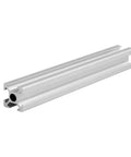 European Standard 1515 Aluminum Extrusion 2 Pack Anodized T Slot Bars ideal for CNC and 3D printer frames, showcasing the rail.
