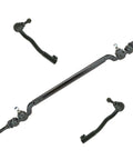 BMW 540i Front Steering Kit Replacement Drag Link And Outer Tie Rod Ends Set For 1998-2003 540i M5 Upgrade Drop-In Ready OE-Style Quality For Precise Steering And Smooth Street-Ready Handling, 3-piece black steel kit