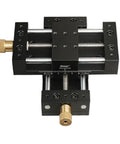 Pro Grade 2D Displacement Platform With Manual Fine-Tuning Sliding Table fine adjustment knobs and dual-axis stage for alignment