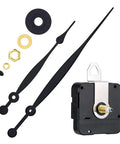High Torque Silent DIY Wall Clock Movement Kit With Two Quartz Movements, 8 Inch Long Hands, 5 Pairs of Hands, Replacement Parts