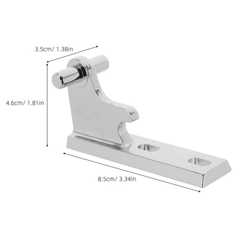 Ball Bearing Door Hinges Heavy Duty Stainless Steel For Refrigerator Repair And Hardware Parts, Quiet Close With Two Ball Bearings, Rounded Corner Design, Beefy Stainless Steel Hinge Set, 8.5cm x 4.6cm