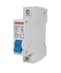 DZ47-63 Miniature Circuit Breaker Go To 1 Pole 20A Low Voltage Safety Switch For 230V And 400V DIN Rail Mount Fast Trip