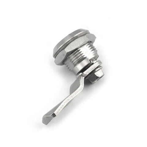 Stainless Steel Cam Lock 304 Cabinet Lock For Secure Storage Solutions Rustproof Waterproof Non Key Retaining With Reversible Stop Cam