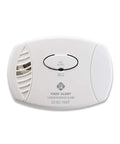 Carbon Monoxide Detector Plug In Alarm With Battery Backup CO606 White 1 Pack For Your Home Safety front view