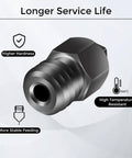 Beefed Up Hardened Steel MK8 3D Printer Nozzles Set, high-temp resistant nozzle, showing higher hardness and stable feeding features